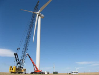 黃河公司：國內(nèi)首臺最大陸上風(fēng)電機(jī)組在景泰吊裝成功