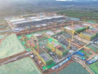 中建二局承建中航鋰電成都項目四標段全面沖出正負零