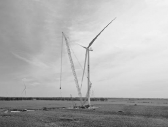 國(guó)家電投錦州黑山二期200兆瓦風(fēng)電項(xiàng)目首批風(fēng)機(jī)一次并網(wǎng)成功